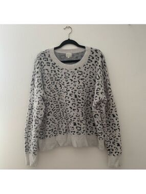 Dee Elly Women’s Leopard Print Sweater